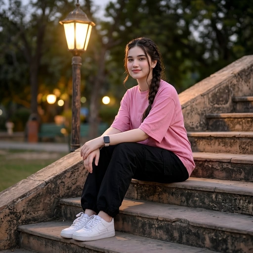 Cinematic Hyper-Realistic Portrait at Twilight