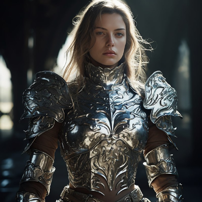 Historical Knight in Enchanted Diamond Armor