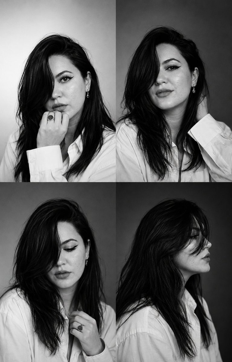 Monochrome Fashion Contact Sheet