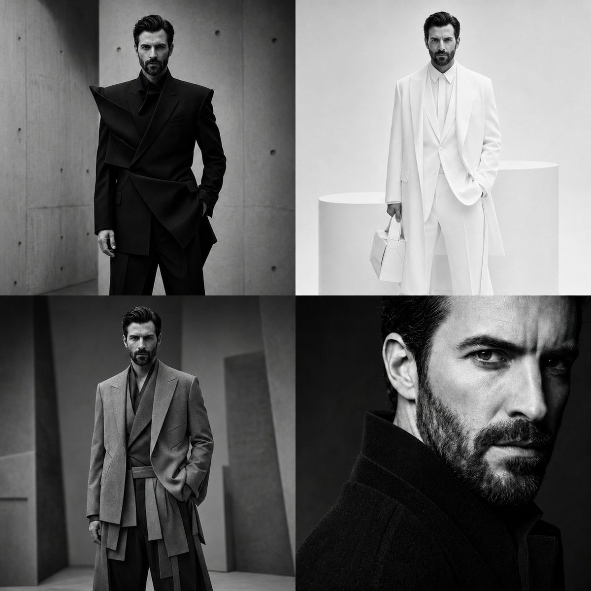 Vogue Fashion Grid Collage