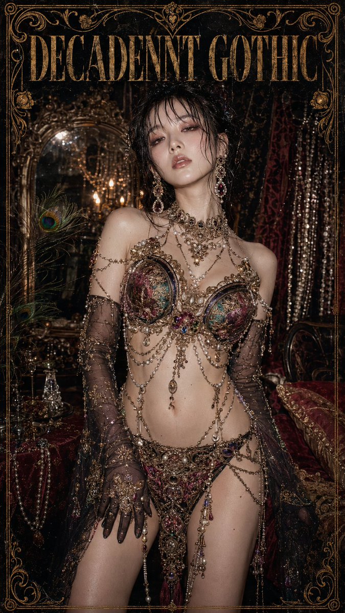 Decadent Gothic Baroque Jewelry Fashion