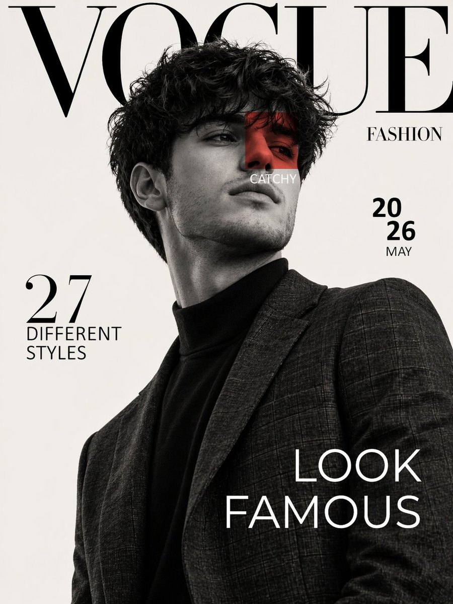 Luxury Fashion Magazine Cover