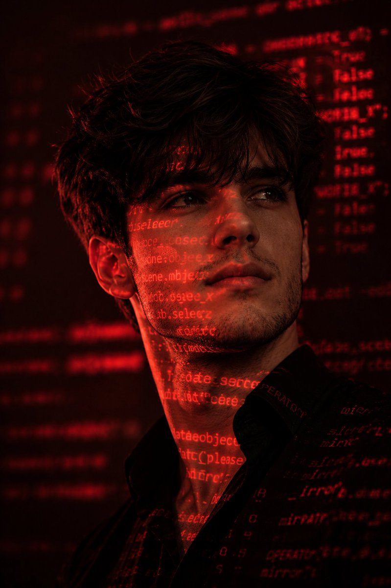 Cyberpunk Hacker Portrait