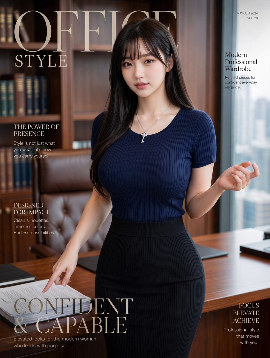 Executive Office Fashion Editorial