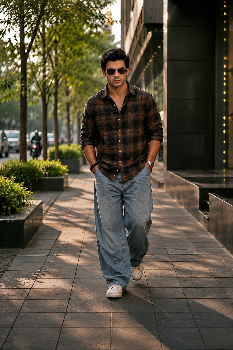 Cinematic Street Fashion Portrait