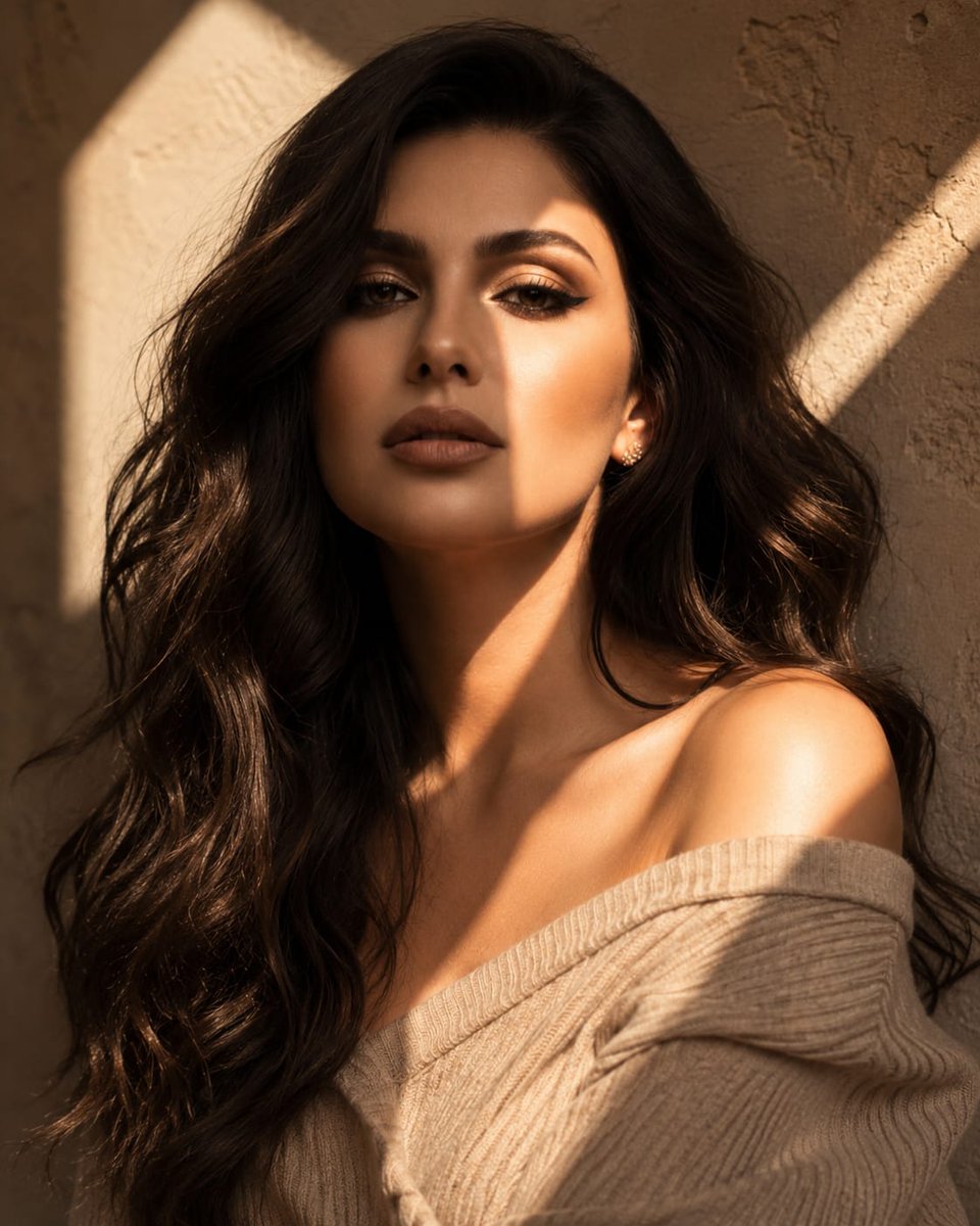 Golden Hour Luxury Beauty Portrait