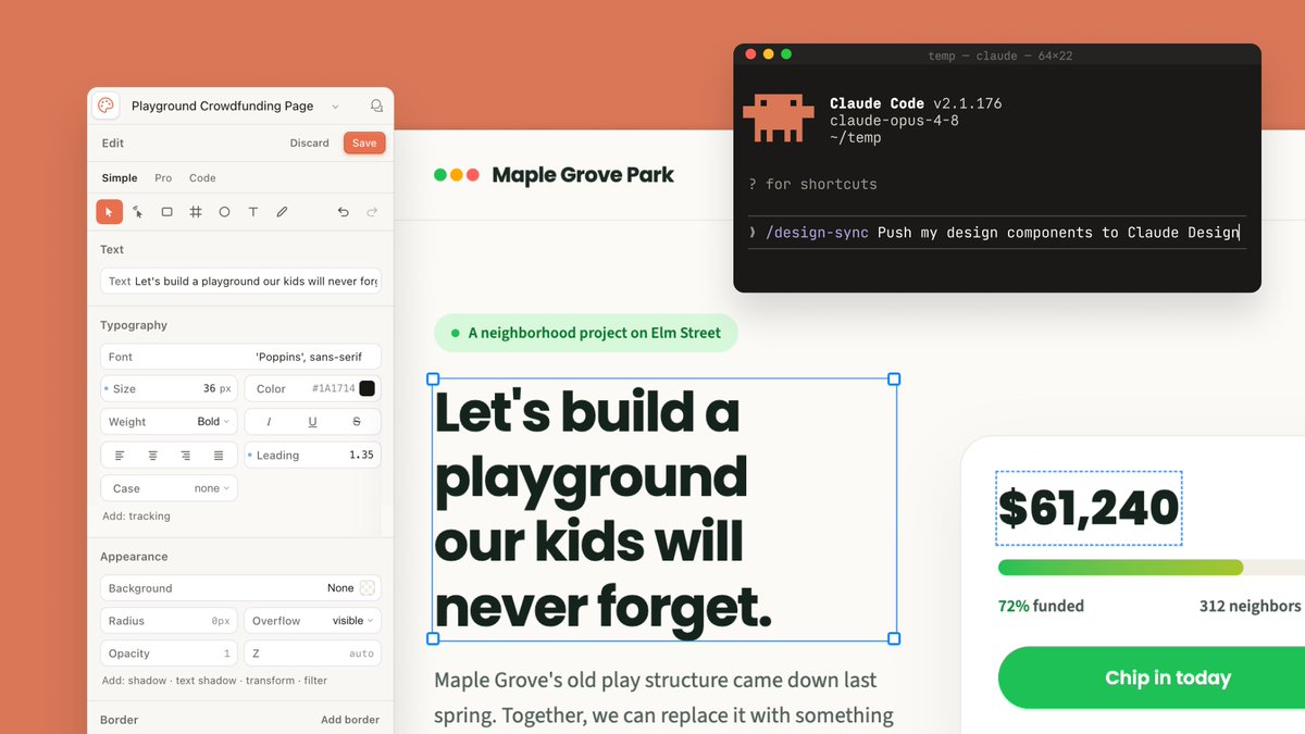 AI Crowdfunding Design Mockup