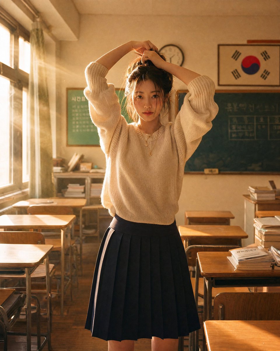 Chalklight Korean Classroom Portrait
