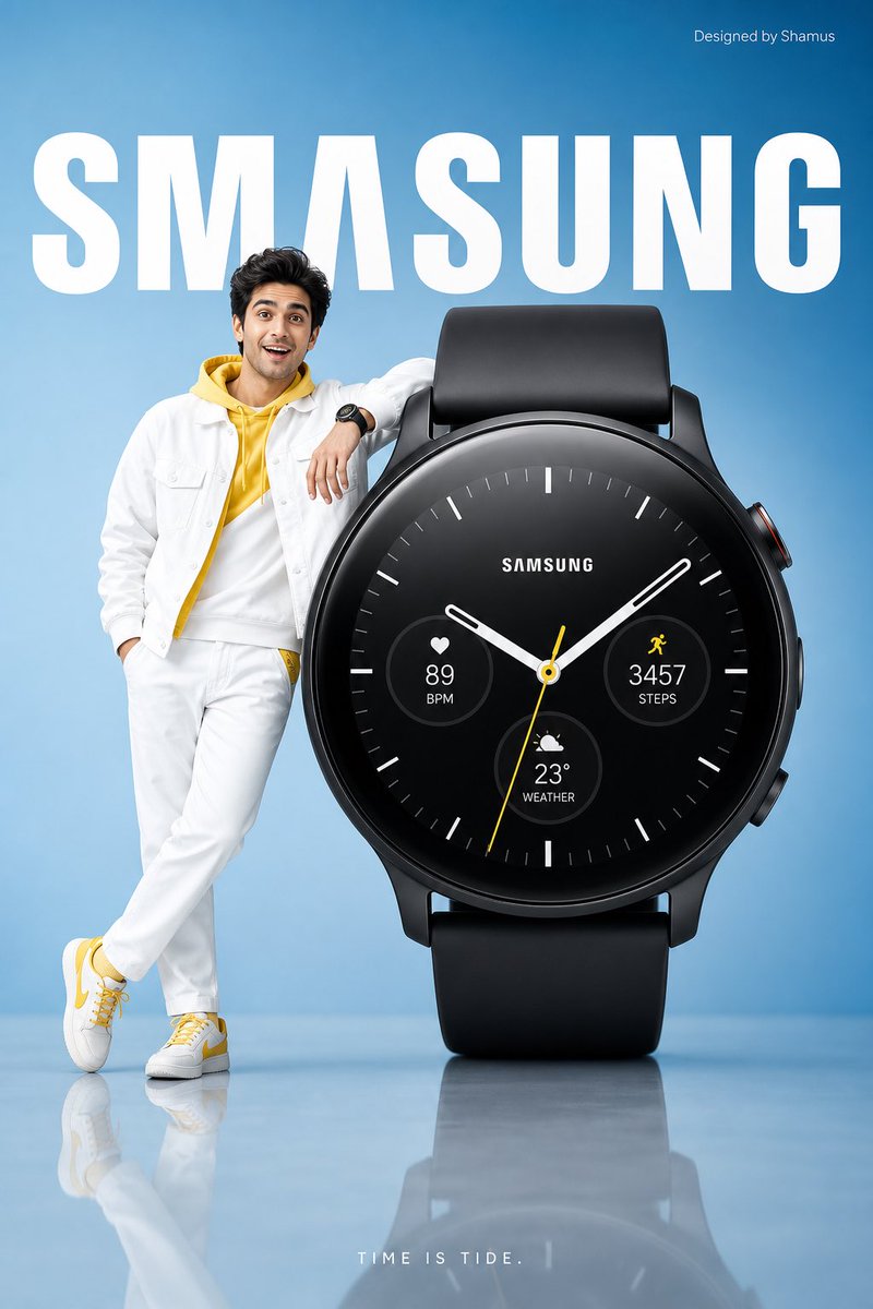 Samsung Smartwatch Minimalist Ad