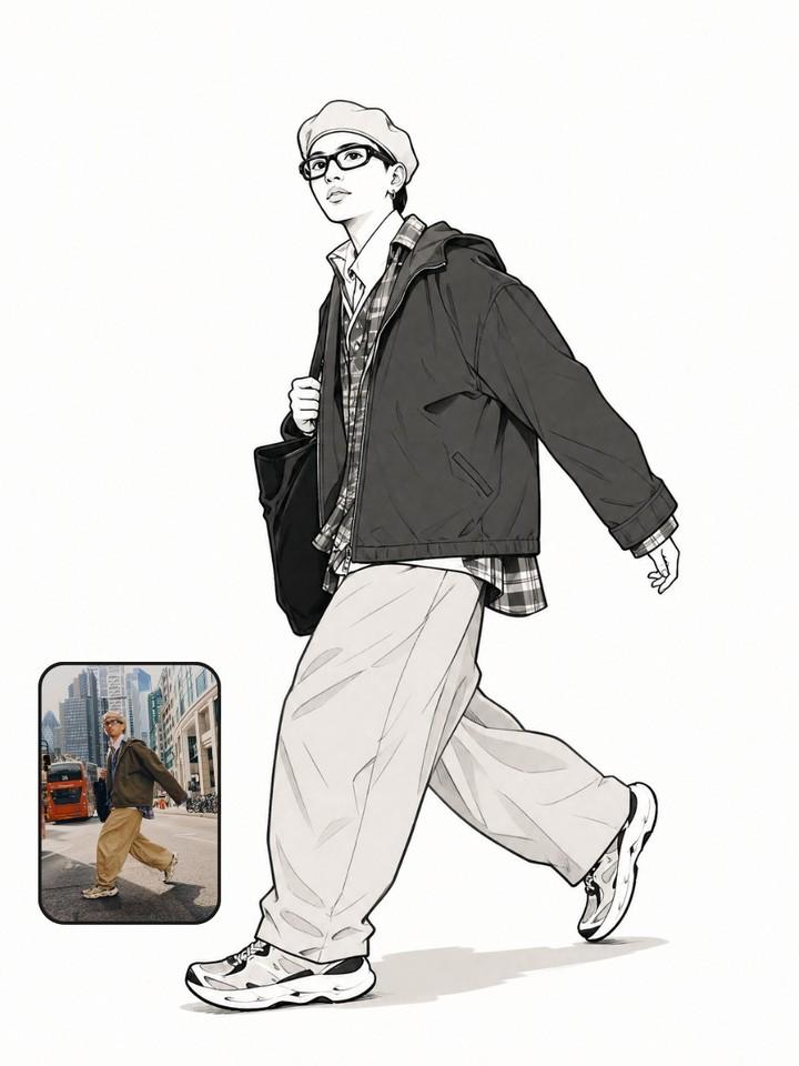 Manga Line Art Transformation