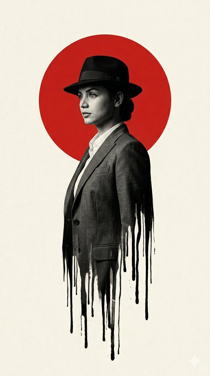Noir Ink Gentleman Poster