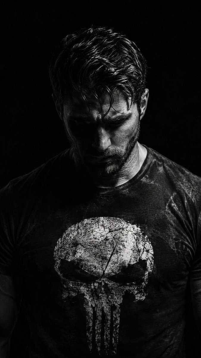 Shadowed Muscular Noir Portrait