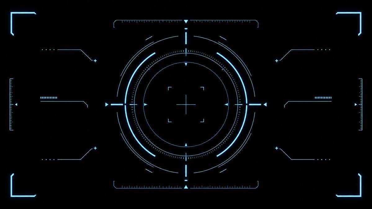 Sci-Fi HUD Targeting Interface Asset