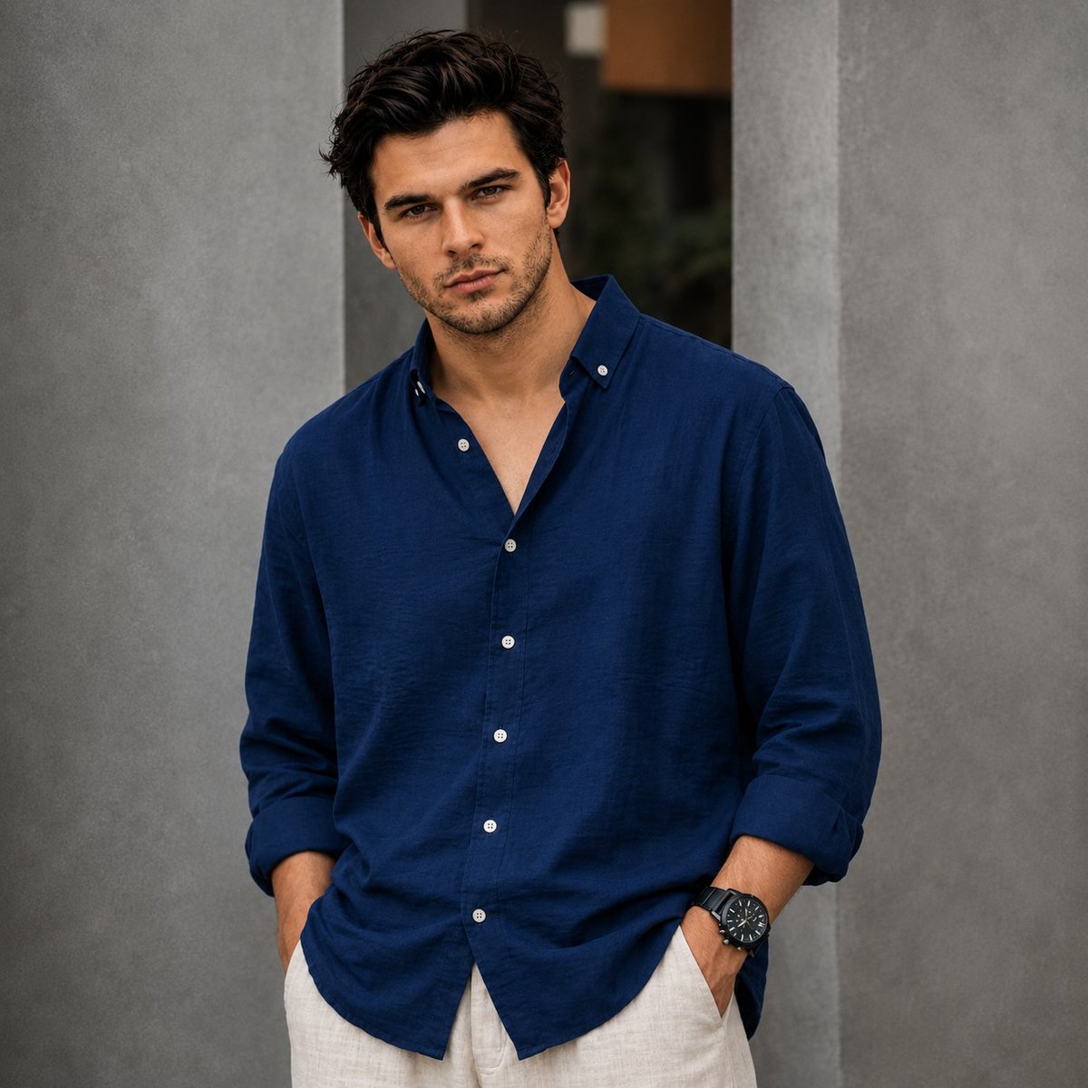 Minimalist Menswear Fashion Portrait