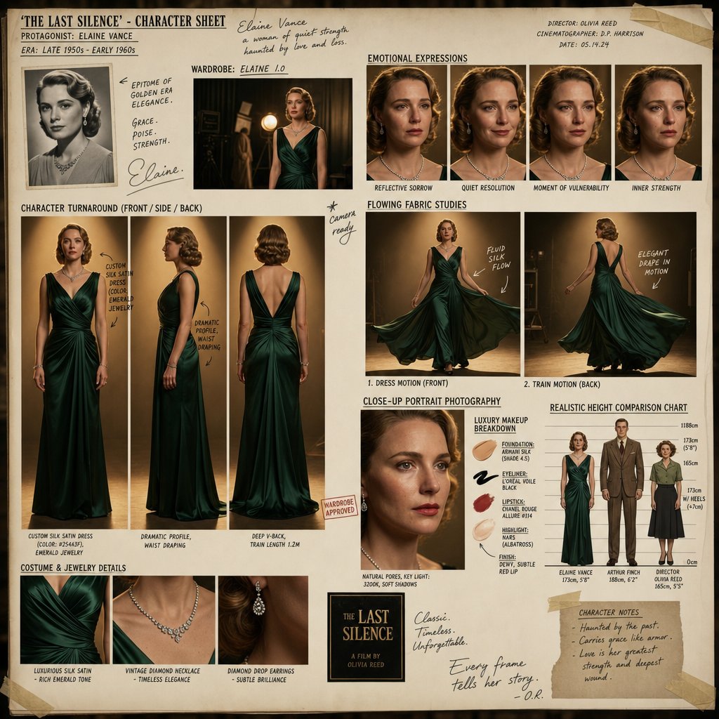 Oscar Character Design Sheet
