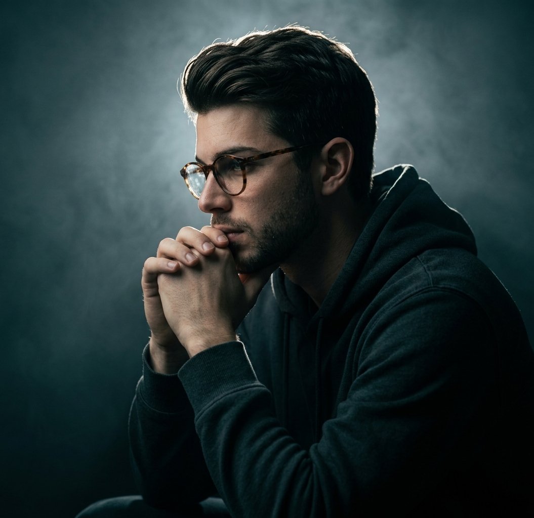 Cinematic Contemplation Portrait
