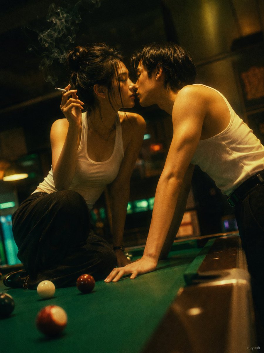 Retro Hong Kong Billiard Romance