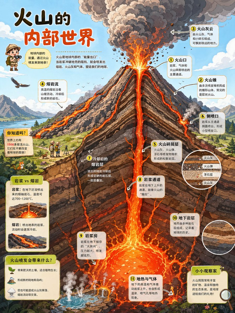 Inner World Of Volcanoes Explained