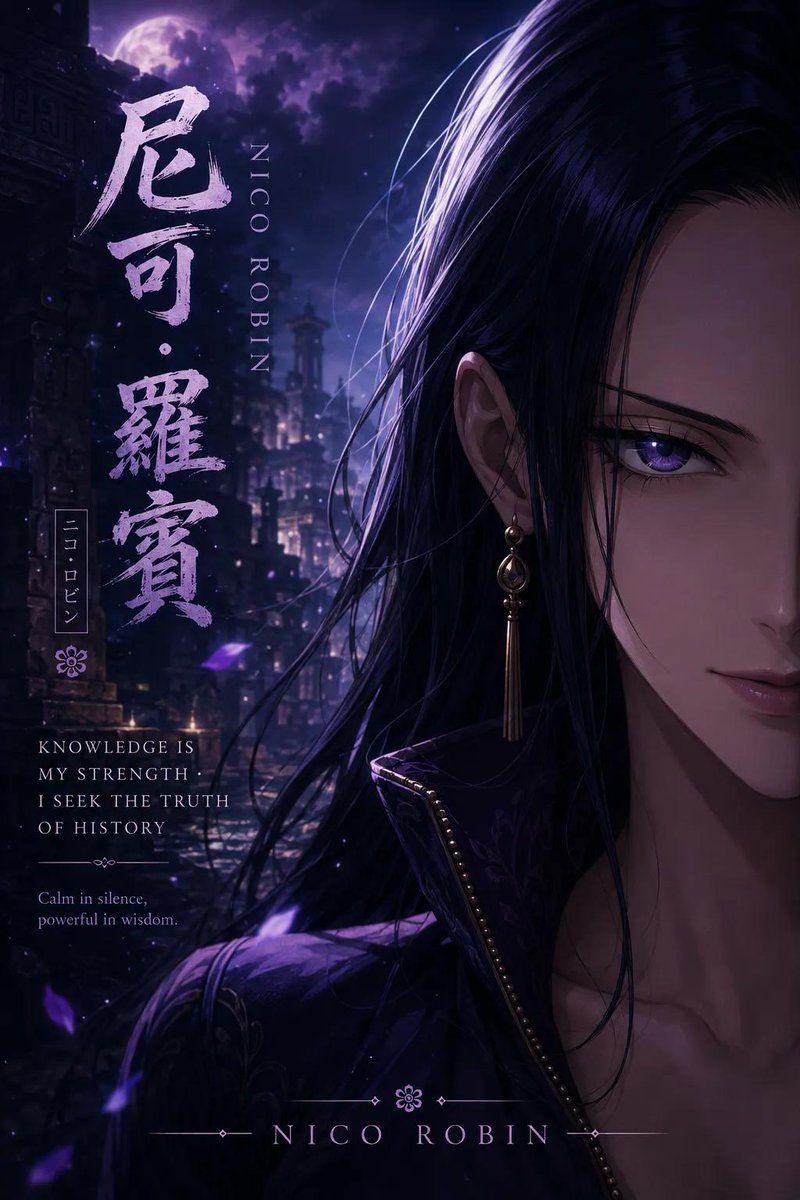 Epic Anime Character Poster Design