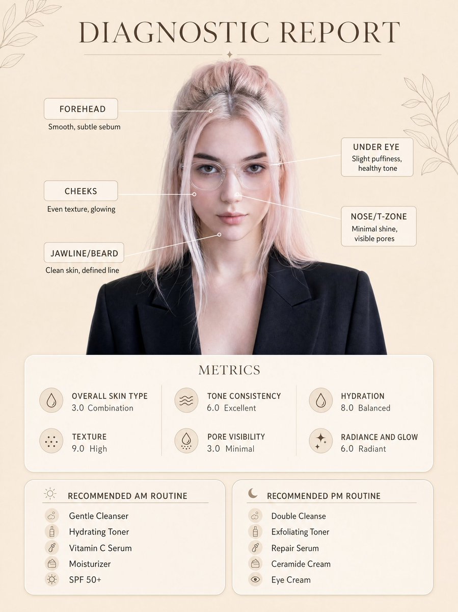 AI Skincare Diagnostic Report