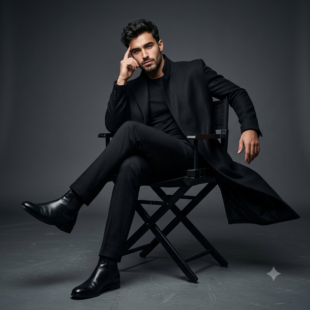 Cinematic Fashion Male Portrait