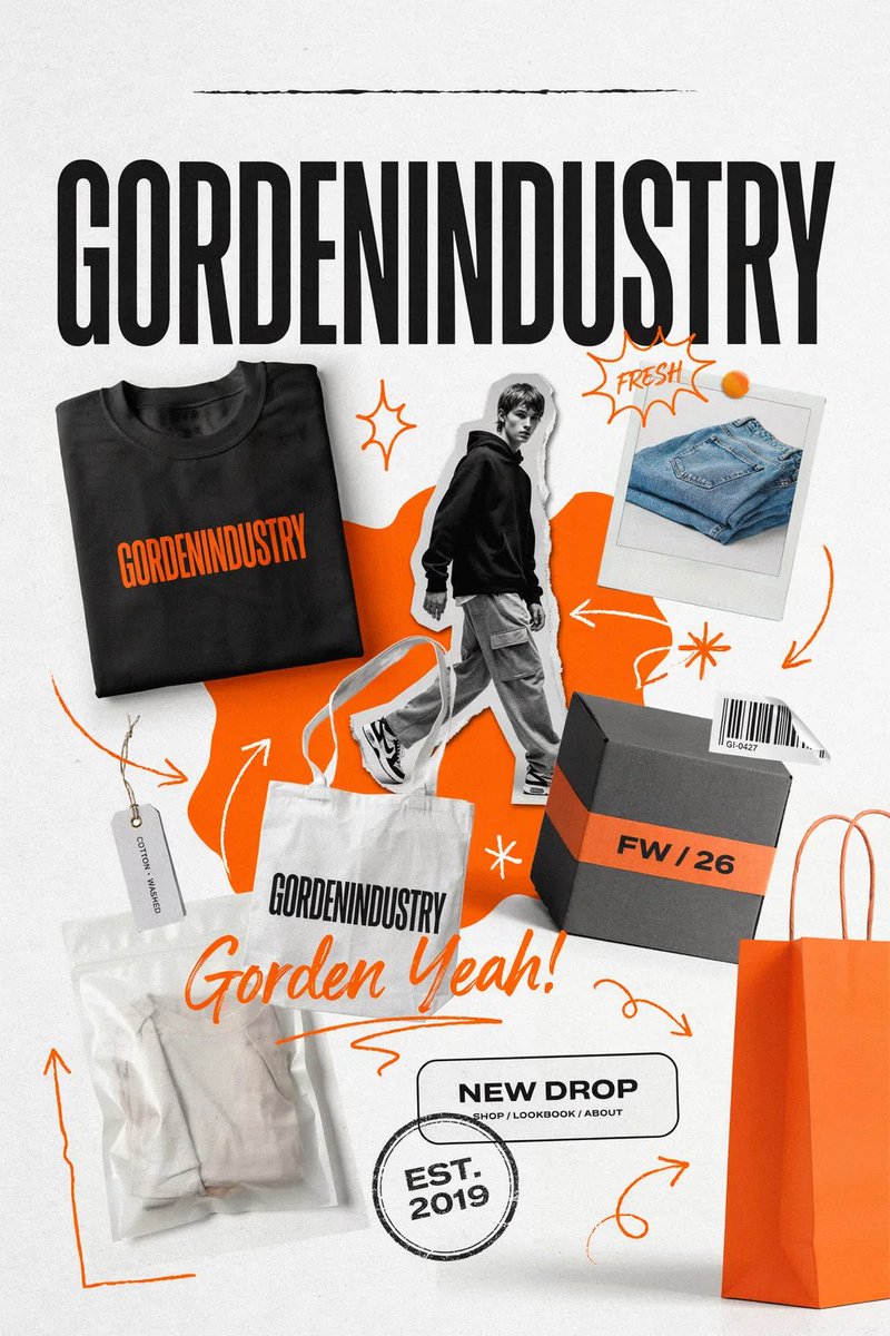 Streetwear Brand Collage Poster
