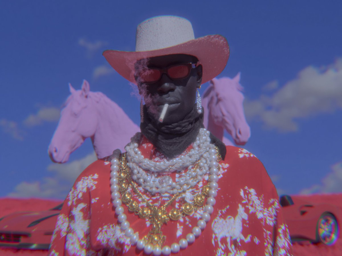Anonymous Cowboy Surreal Portrait