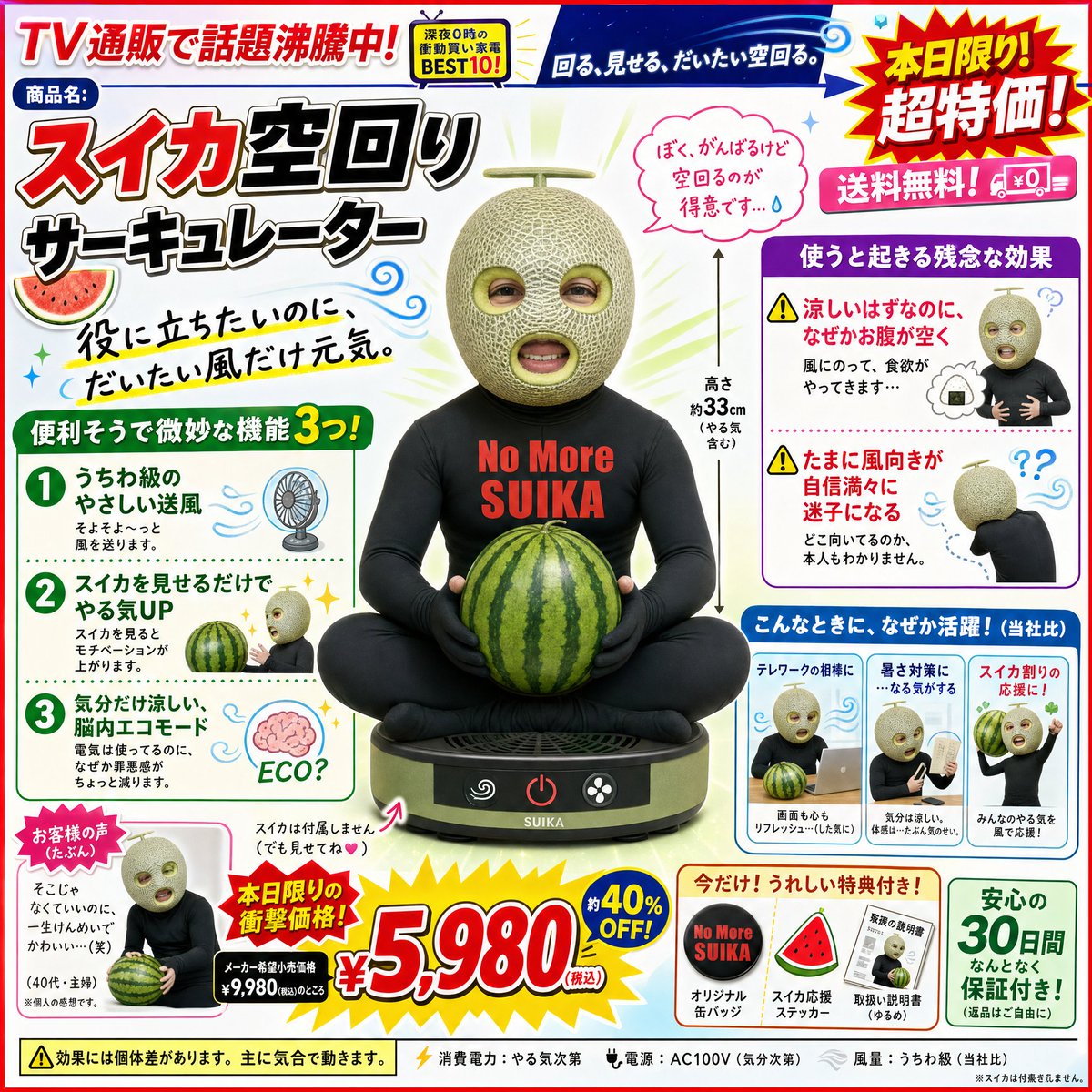 Self-Deprecating Appliance Ad Visuals