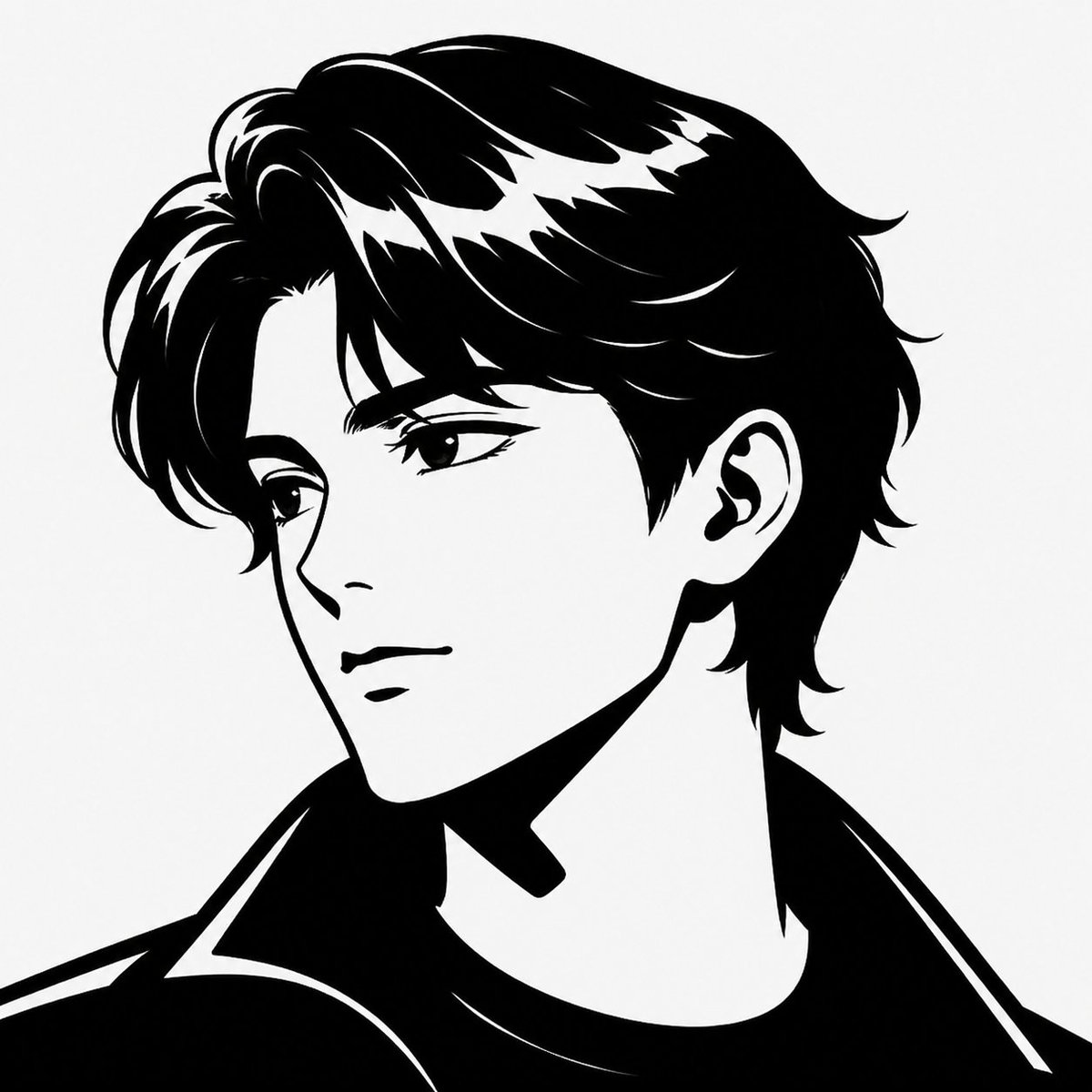 Faceless Youth Silhouette