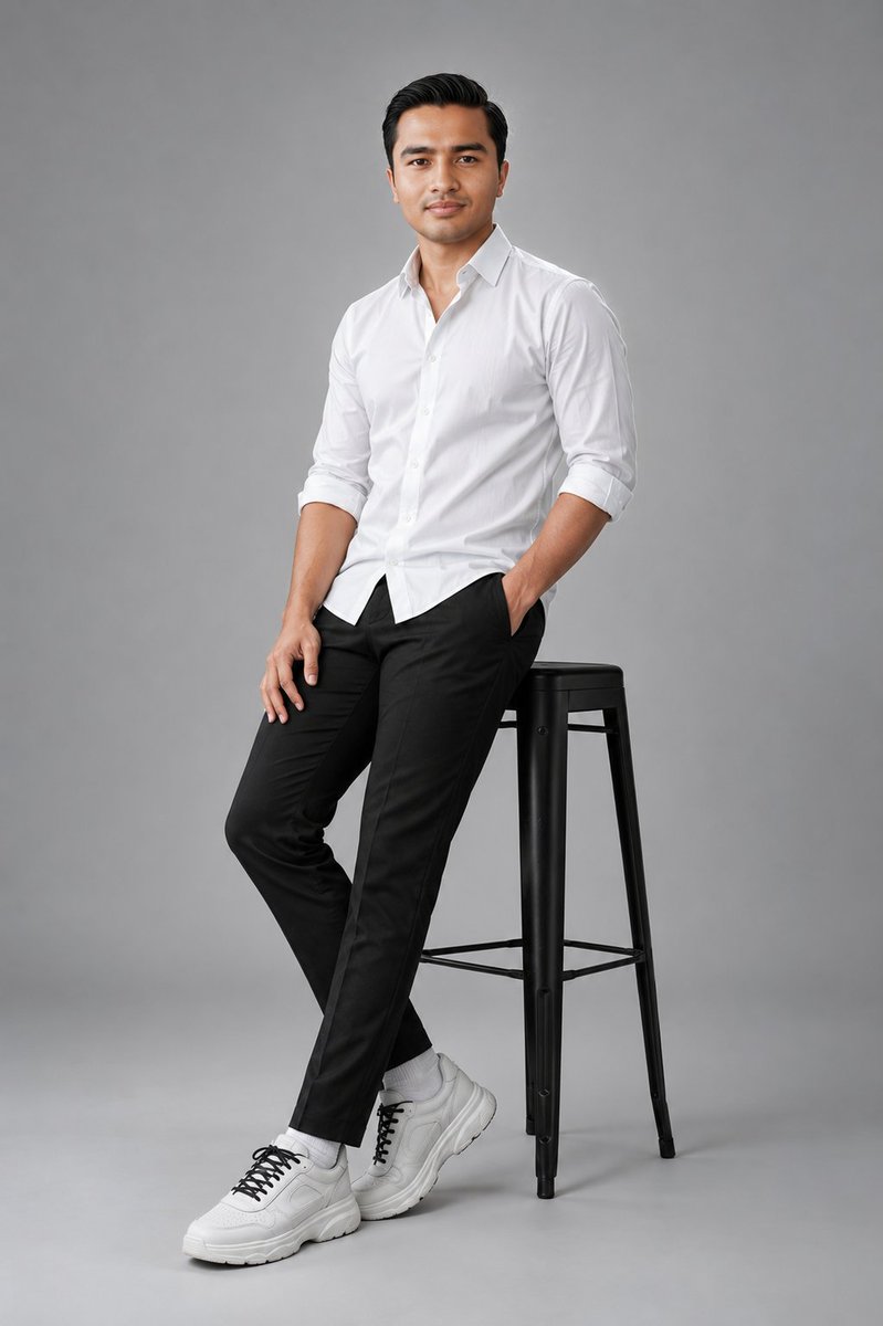 Studio Fashion Portrait Editorial