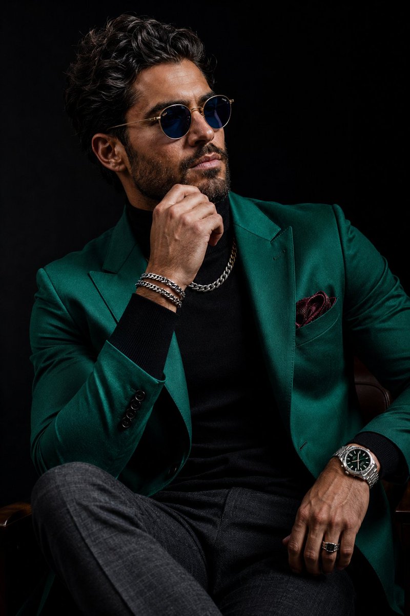 Emerald Gentleman: Luxury Menswear Editorial