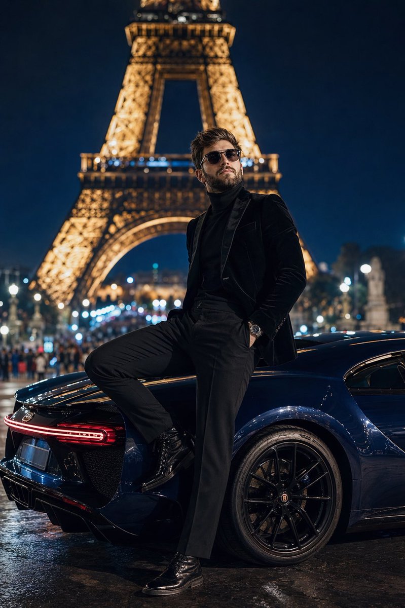 Paris Eiffel Tower High Fashion Editorial