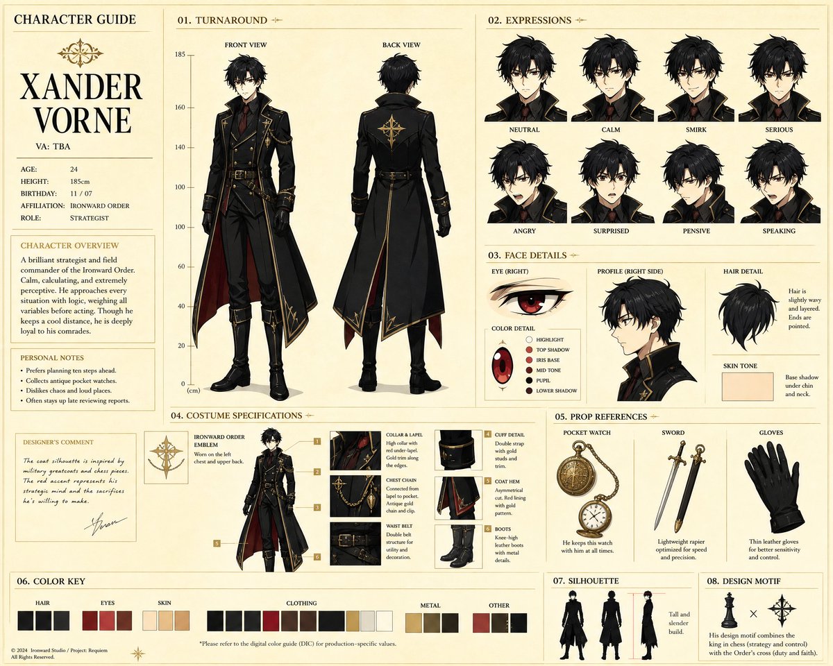 Anime Character Design Production Guide