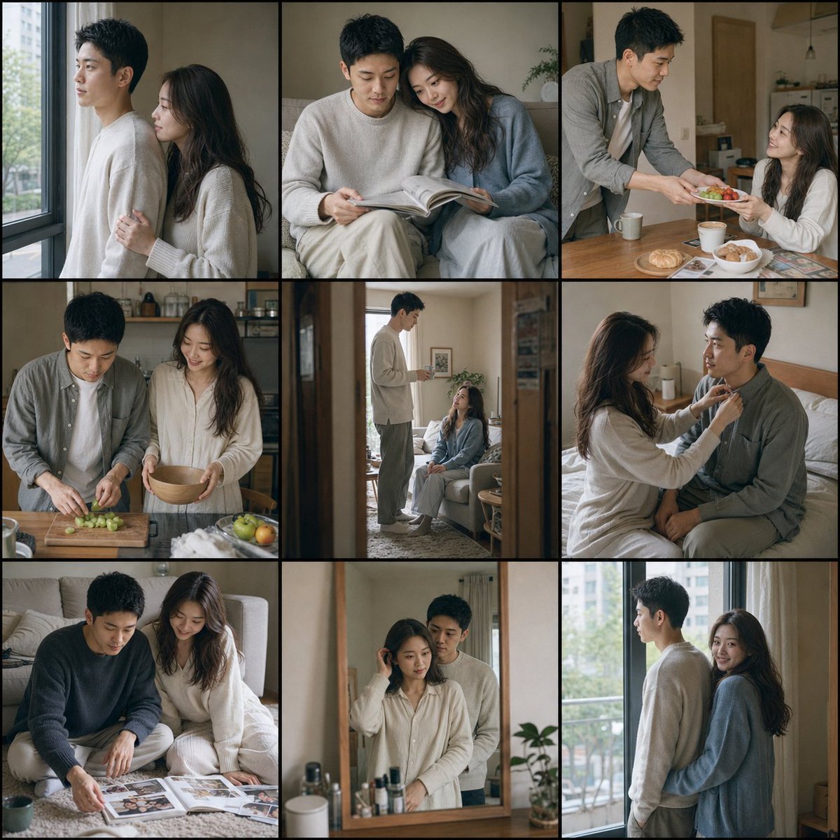 Japanese Home Couple Portrait