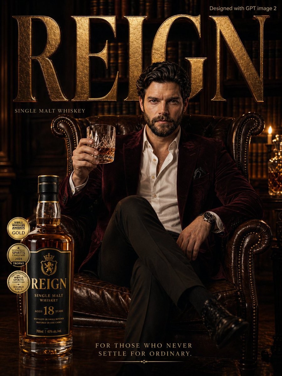 Premium Whiskey Ad Campaign