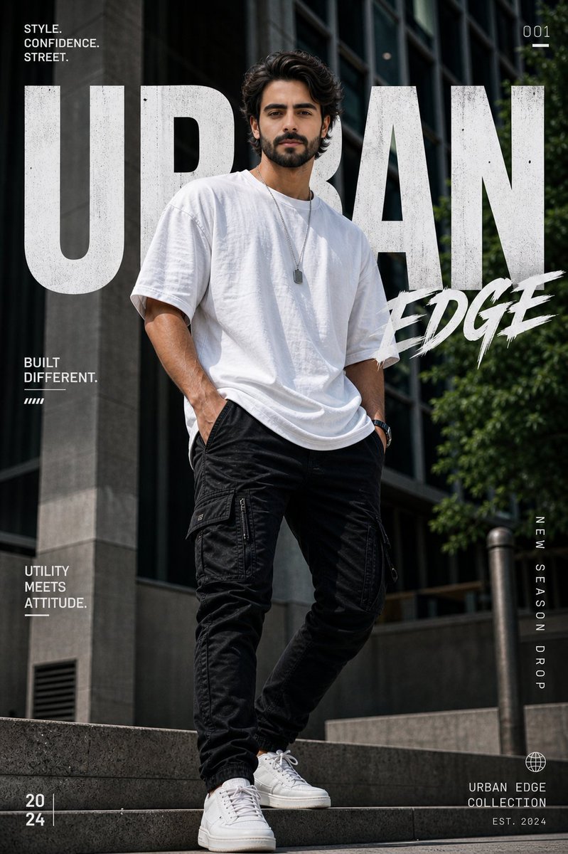 Hyper-Realistic Urban Style Poster