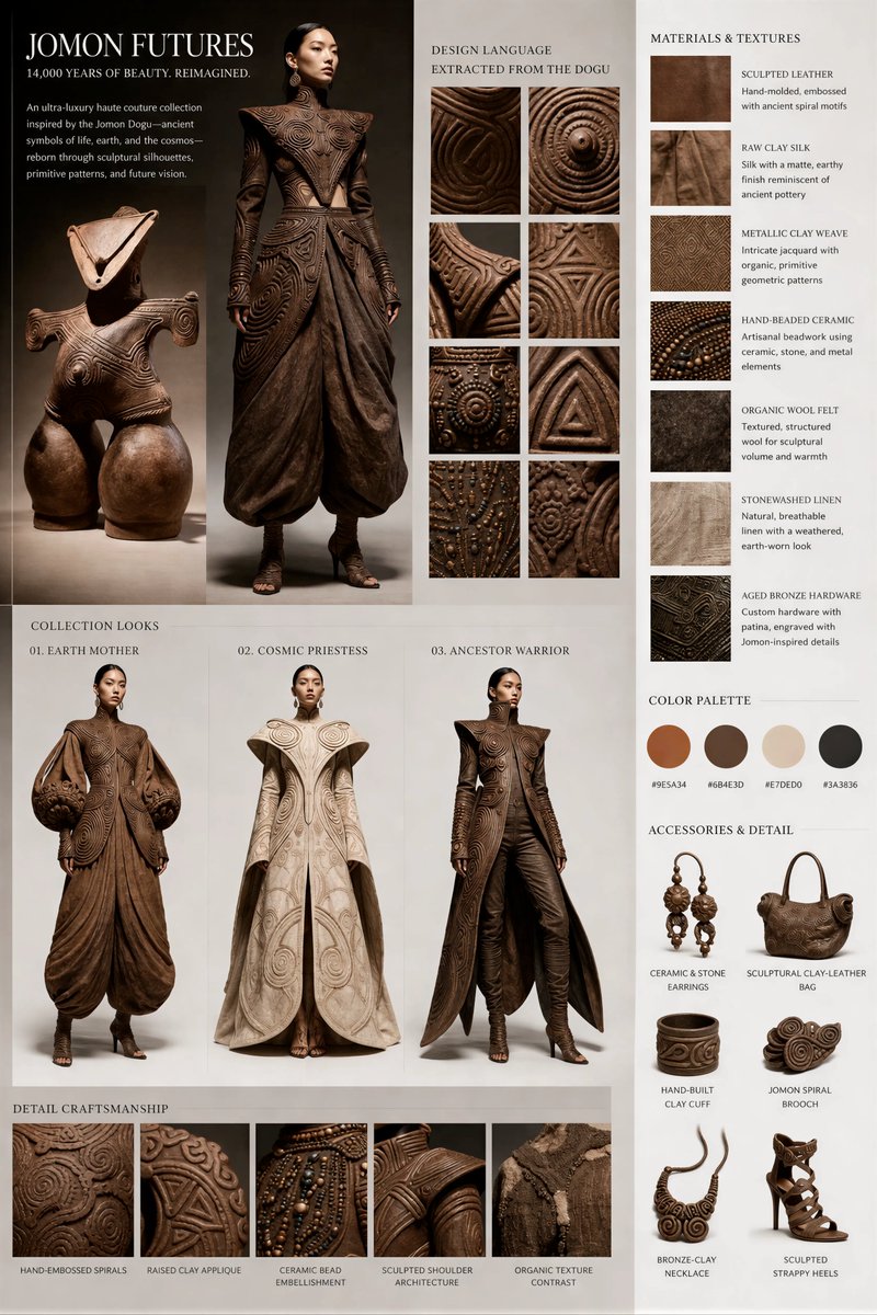 Jomon Futures Couture Moodboard