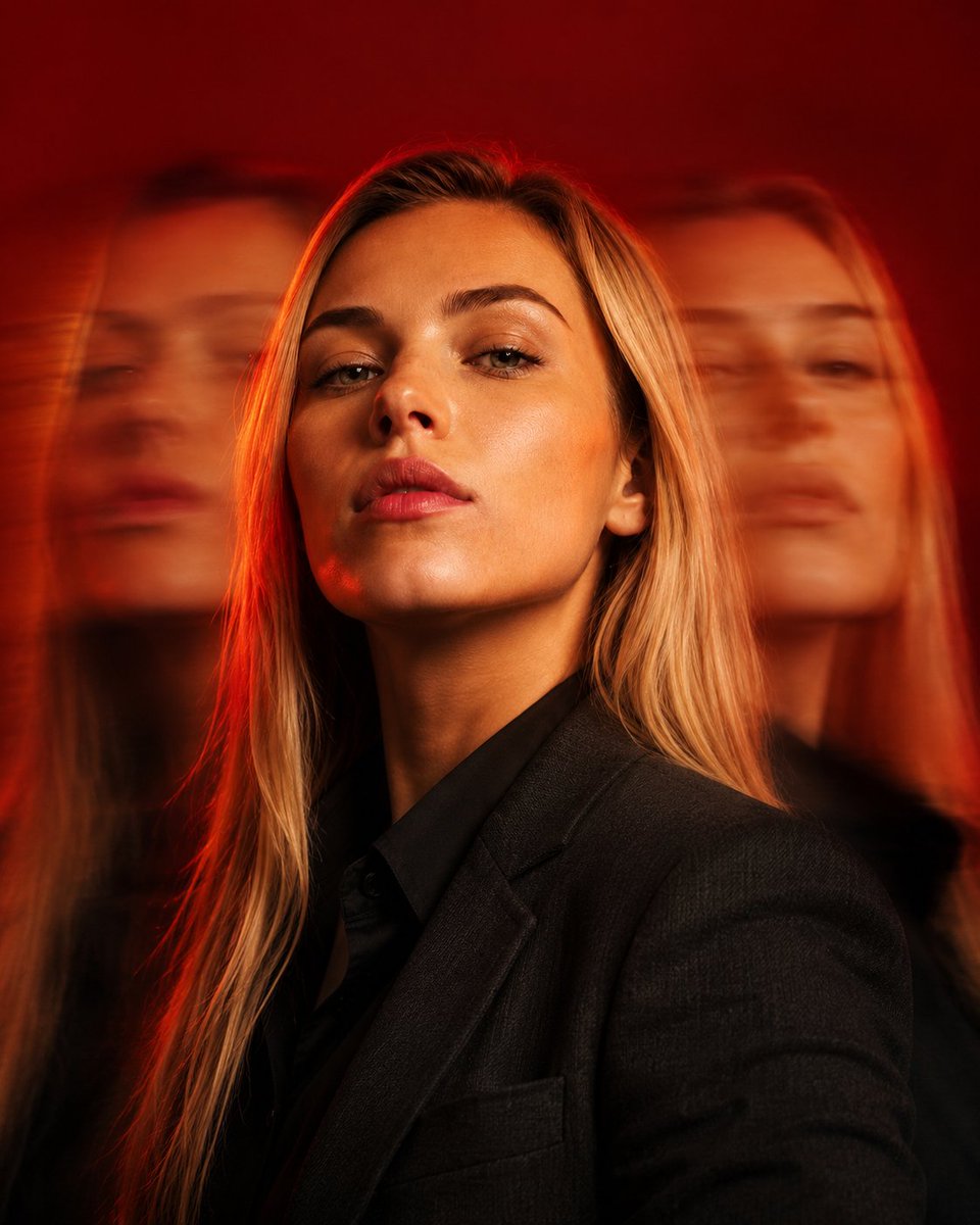 Cinematic Triple-Exposure Portrait