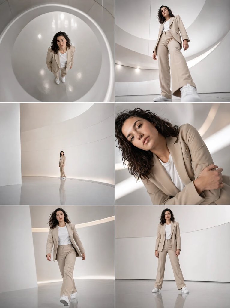 Minimalist Futuristic Fashion Editorial