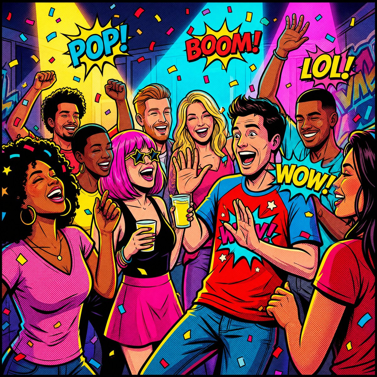 Pop Art Party Night Bash