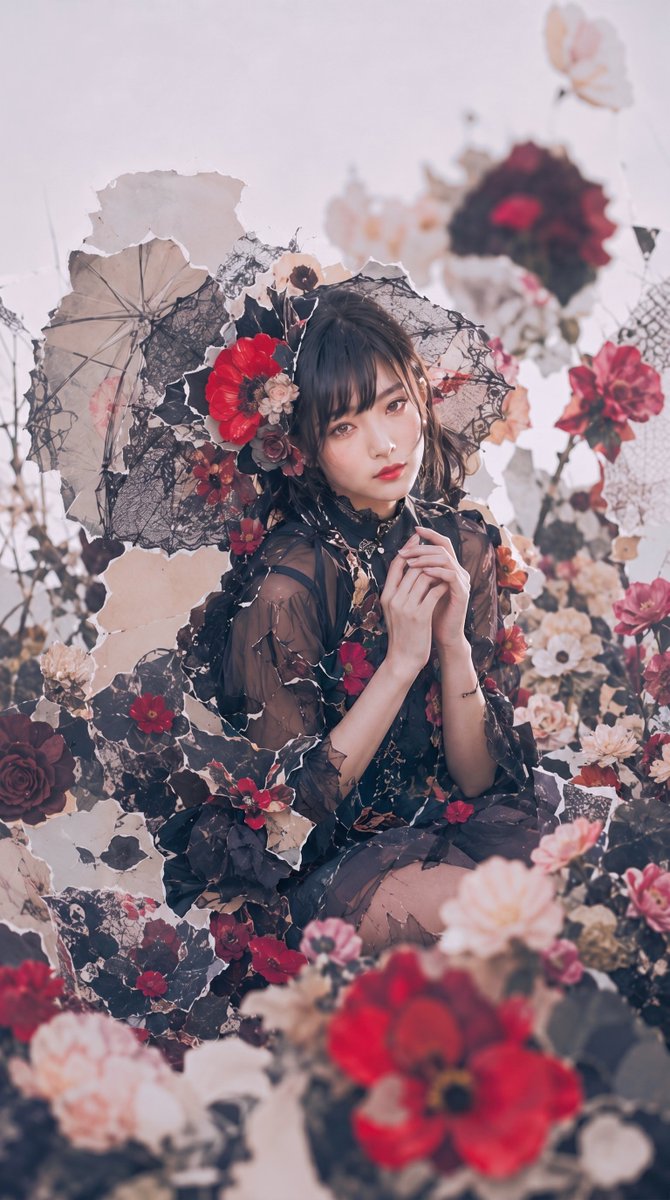 Gothic Garden Dream Portrait