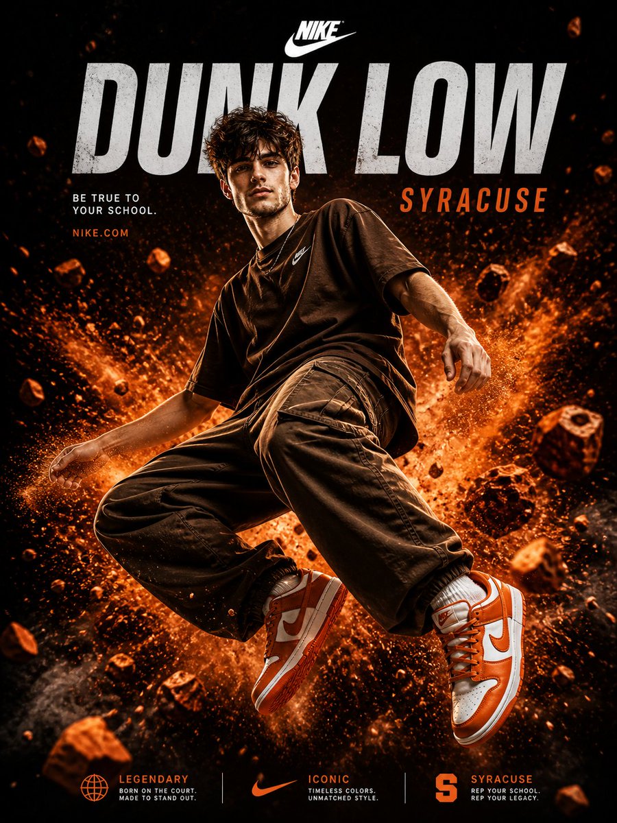 Nike Dunk Low Syracuse Ad