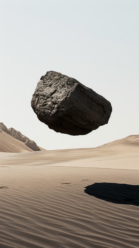 Levitating Rocks in the Atacama Desert Photo