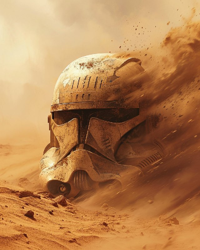 Clone Trooper Helmet in Desert Sandstorm