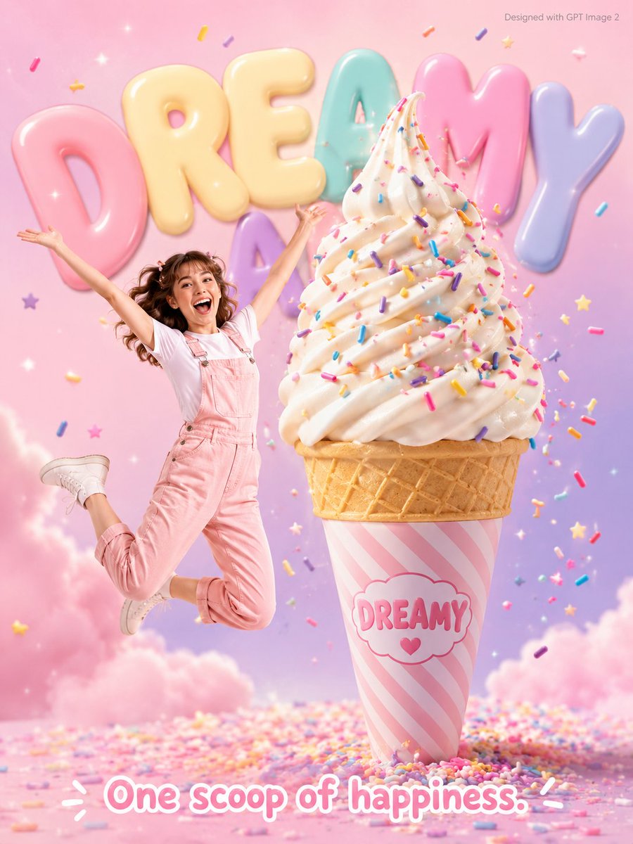Dreamy Ice Cream Happiness