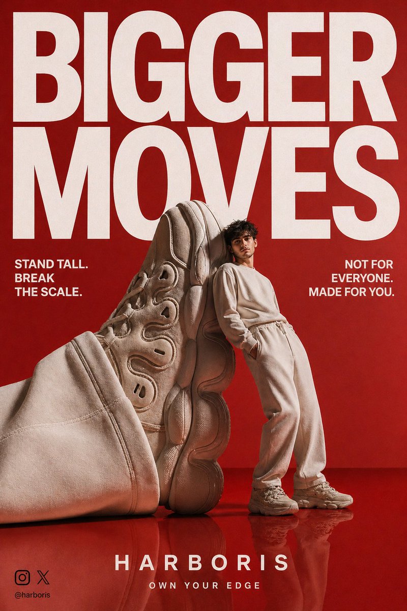 Giant Sneaker Fashion Campaign