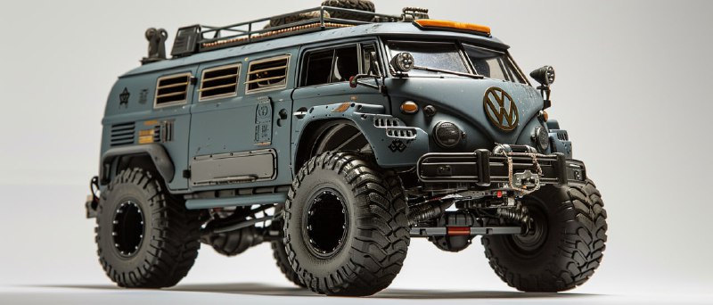 Remote Control 60s VW Bus Muscle Car Model