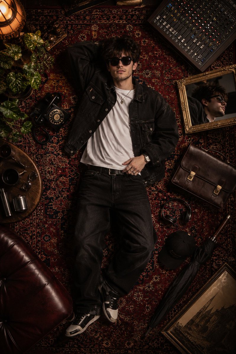 Luxury Top-Down Fashion Editorial