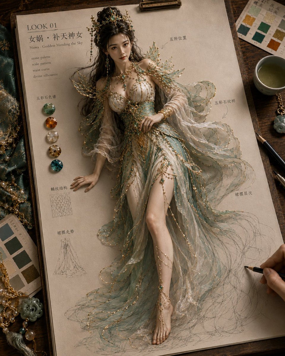 Mythic Haute Couture Design Draft