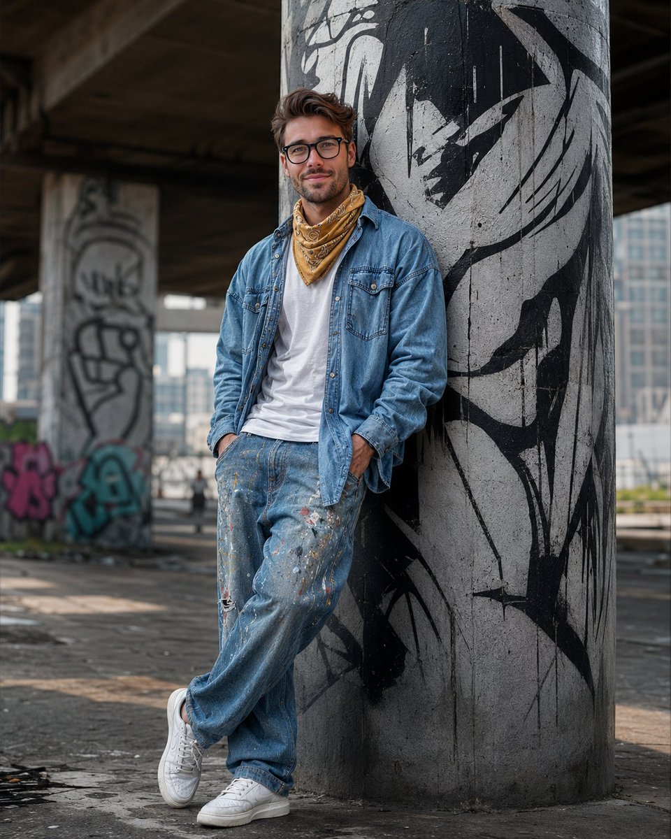 Edgy Street Fashion Portrait